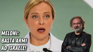 Meloni: basta armi ad Israele!