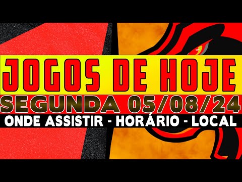 ⚽TODOS OS JOGOS DE HOJE | SEGUNDA 05/08/2024 | BRASILEIRÃO SÉRIE A,B,C | JOGOS DO DIA