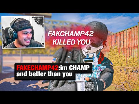 I Met The Most DELUSIONAL Champ Then 1v1'd Him