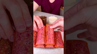 How to enjoy RASPBERRY PIE in chocolate with your friend?😁❤️🍓| CHEFKOUDY