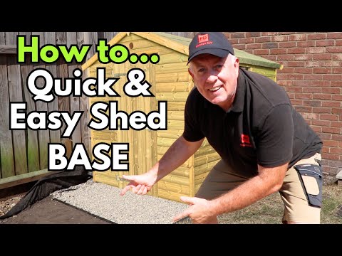 DIY Shed Base Anyone Can Build in a Weekend