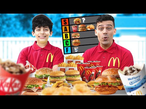 I Rated EVERY SINGLE FOOD from McDonalds!