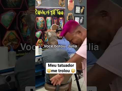 😳MEU tatuador ERROU O NOME #explorar #fy #shorts #comedia #humorbrasil #risos #fyp #tatoo