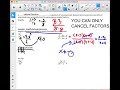 Simplifying and Multiplying Rational Expressions
