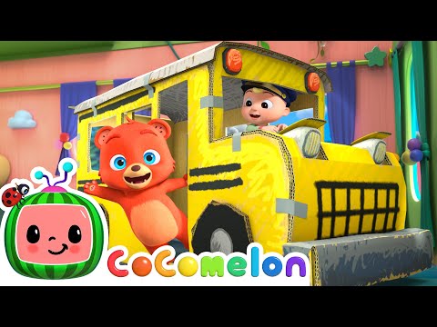 Wheels on the Bus (Music Video) | NEW 🚌 CoComelon Animal Time