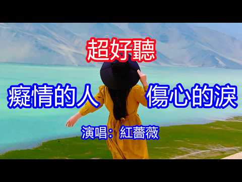 天呀！太好聽了，紅薔薇超火傷感情歌《癡情的人傷心的淚》，今生的緣分只有來世追，杯中裝滿相思的苦水！讓你一聽就忘不掉的催淚神曲，唱的撕心裂肺，聽得痛哭流涕！新疆南疆風景！傷感情歌！療癒情歌！