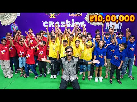 ₹10,00,000 Secret Challenge With Kids🔥| कौन जीतेगा CRAZINOS CHALLENGE X?