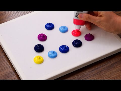 How To Paint a Movie-Like Landscape｜Painting For Beginners (1462)｜Oddly Satisfying