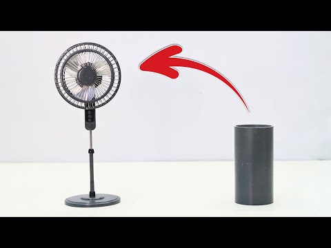 Make an Amazing Mini Fan recycling PVC pipe