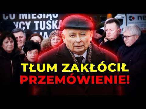 "Kłamca!". Protestujący zakłócili wystąpienie Kaczyńskiego na miesięcznicy smoleńskiej