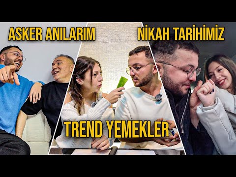 NİKAH TARİHİ ALDIK, ASKERLİK ANILARIM,2024 TREND YEMEKLERİ DENEDİK (HAFTALIK VLOG)