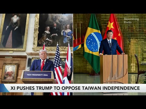 YouTube video thumbnail: Xi Pushes Trump to Oppose Taiwan Independence
