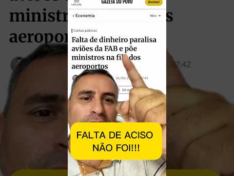 FAB SEM DINHEIRO PARA ABASTECER OS AVIÕES! #bolsonaro #noticias #politica #jornalismo #fortaleza