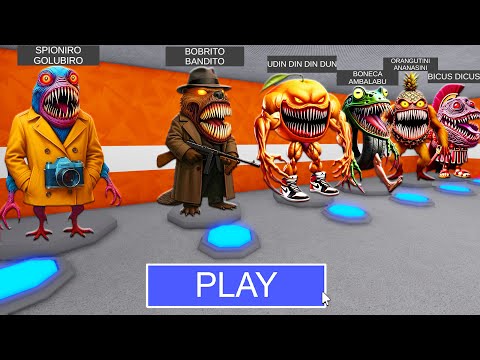 EXE ITALIAN BRAINROT MORPHS! SPIONIRO GOLUBIRO, BOBRITO BANDITO... in BARRY'S PRISON RUN!
