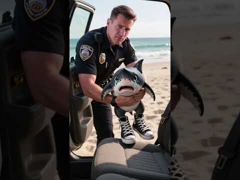 Baby Shark Arrested By Police #shark #whale #ocean #shorts