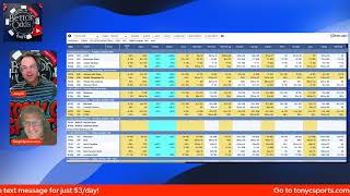 Tuesday LIVE The Bettor Odds with  tonycsports