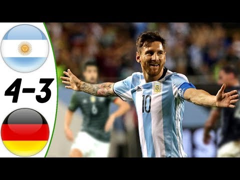 Argentina vs Germany 4:3 - All Goals & Extended Highlights RESUMEN & GOLES (Last 2 Matches) HD