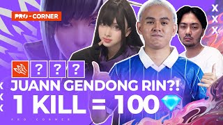JUANN RACIK COMBO "RIN" ONE SHOT ONE KILL | PRO CORNER EP. 1