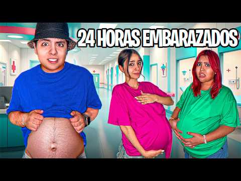 EMBARAZADOS POR 24 HORAS 🤰🏻🫃🏻*nacen nuestros bebés* 😩👶🏻