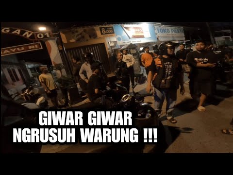 BANYAK KACA PECAH || PELAKU RUSUH DAN MASUK WARUNG