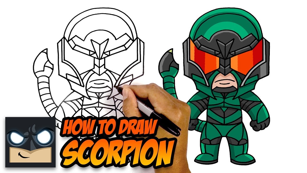 How To Draw Scorpion - Spider-Man PS4