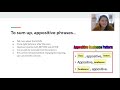 Exploring Appositive Phrases in Depth