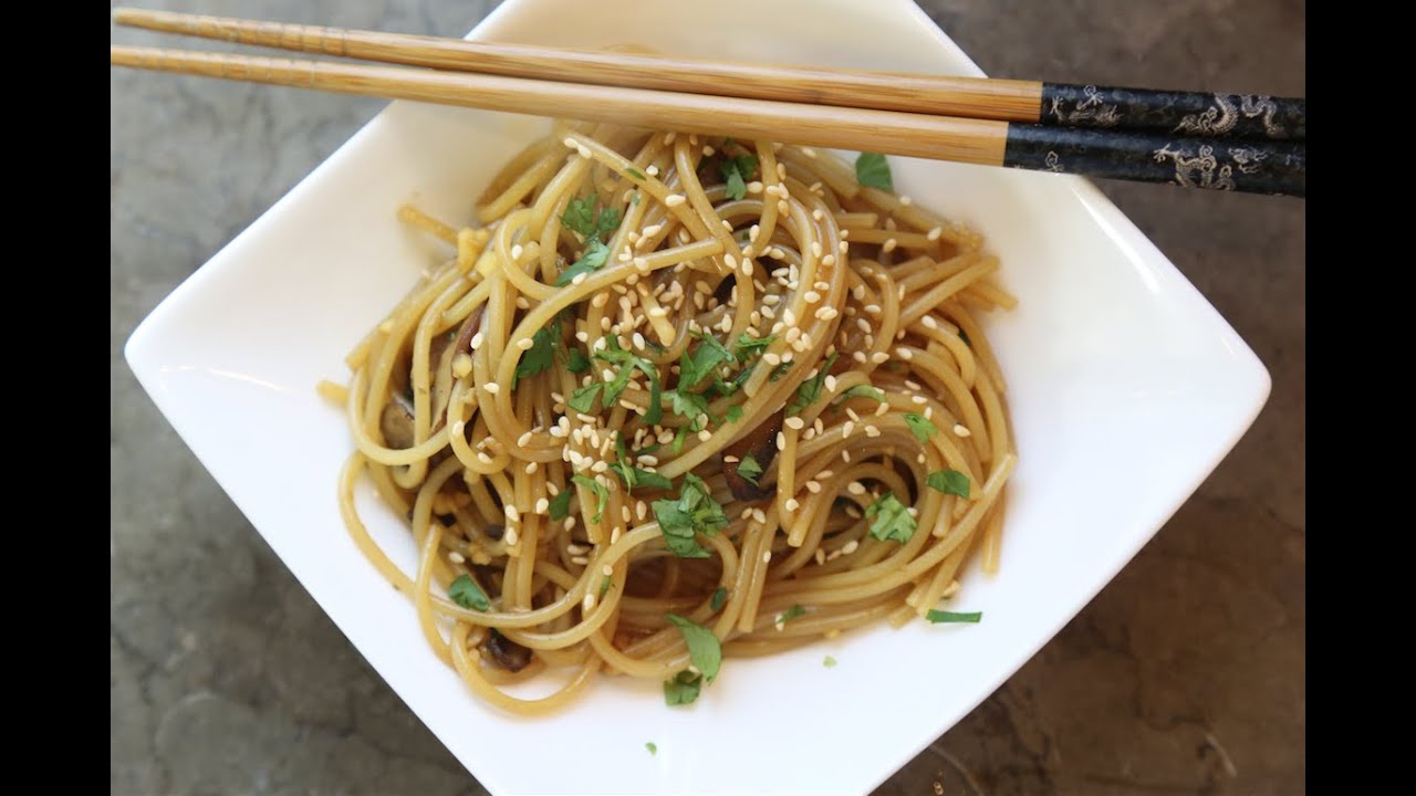 Ginger noodles recipe
