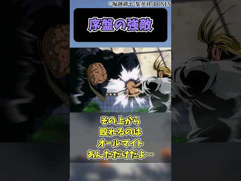 序盤の強敵に対する読者の反応集【僕のヒーローアカデミア】