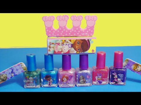 ألعاب بنات - طلاء أظافر ديزني و حقيبة  الأميرة صوفيا Disney Spa girls