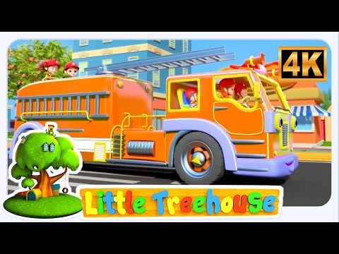 Wheels on the Firetruck Educational Song for Toddlers & More Nursery Rhymes