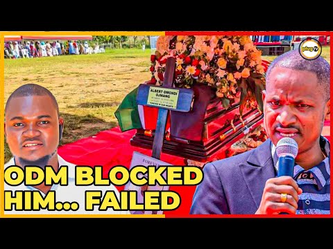 Drama in Homa Bay! Crowd REJECTS Governor, Demands Babu Owino at Albert Ojwang’s Burial |Plug Tv