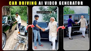 Modi Ji Hand Shake Ai Video Editing | Ai Car Driving Video Kaise Banaye#ai 