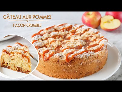 Le Meilleur GATEAU aux POMMES façon CRUMBLE - Une Recette facile et rapide