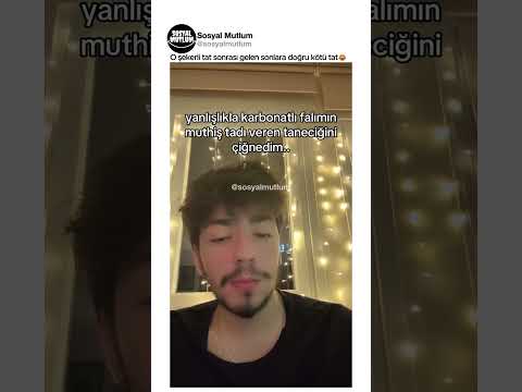 O şekerli tat sonrası gelen sonlara doğru kötü tat😂