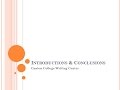 Thesis Statements and Essay Structure