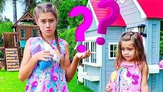 Nastya and Mia lost their slime – fun kids mystery