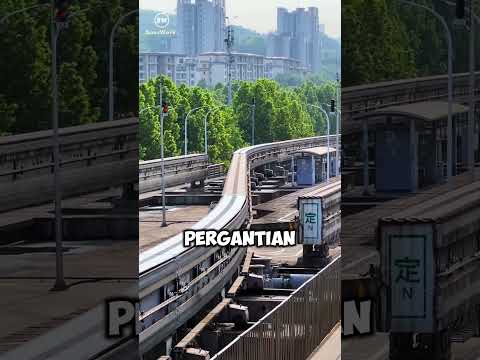 Keajaiban Teknologi! Pergantian Jalur Kereta Cepat Otomatis di China 🚄✨