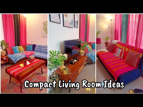 Compact Living Room Ideas || Indian Living Room Cleaning And Decorating Ideas