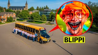 if you see CURSED BLIPPI SCHOOL BUS in REAL LIFE, RUN! (FULL MOVIE)