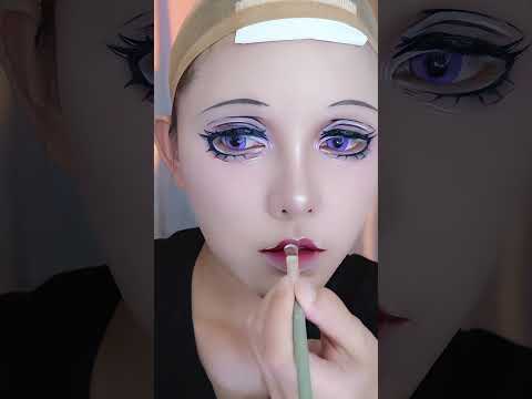 Shinobu lip in 2d #demonslayer #shinobukochou #cosplay #makeup #makeuptutorial #douyin #anime #fy #1