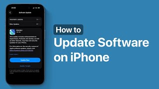 How to Update iOS on iPhone 17