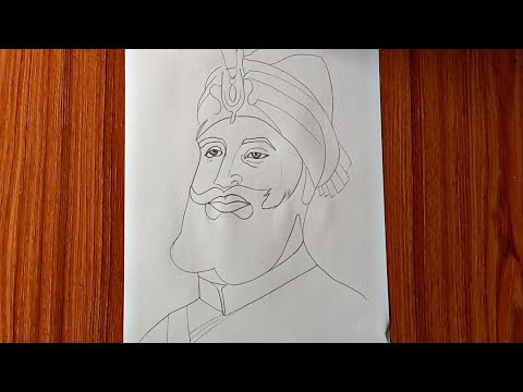 Guru gobind singh jayanti special drawing | Guru gobind singh drawing | Guru gobind singh ji drawing