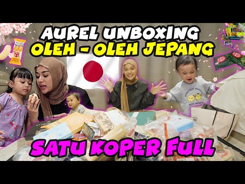 AUREL AMEENA AZURA BONGKAR OLEH-OLEH JEPANG, SATU KOPER FULL!!