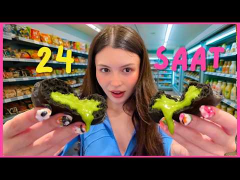 24 SAAT BOYUNCA EN POPÜLER JAPON MARKET ÜRÜNLERİYLE BESLENDİM!