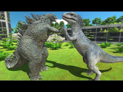 Jurassic World: The Indominus rex VS. Godzilla! - Animal Revolt Battle Simulator