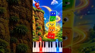 Help Raddy Cross the Bridge! Numberblocks x Sprunki - Piano Tutorial