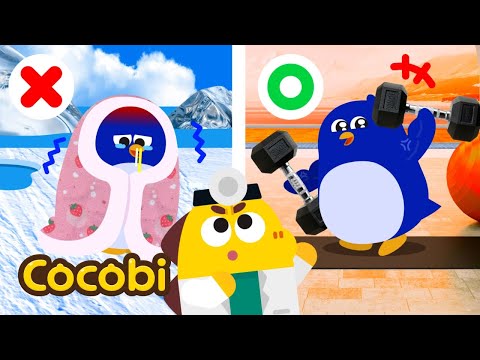 ¡Ayuda al Pingüino Enfermo y Frío!😥🐧 | Canciones Infantiles | Kids Songs | Cocobi