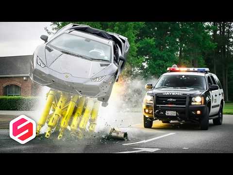 Begini Cara Gila Polisi Berhentikan Mobil-Mobil Paling Berbahaya