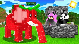 Oszukuję MŁODSZE RODZEŃSTWO Jako NOWE BRAINROTY w Minecraft!