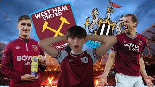 FIRST HOME WIN IN 248 DAYS AND 90+8 LAST MINUTE WINNER West ham vs newcastle matchday vlog